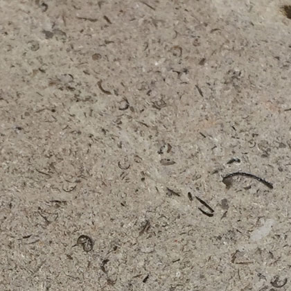 grey polished limestone