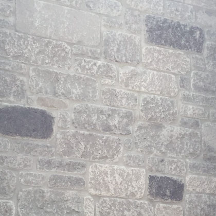 tumbled charcoal limestone