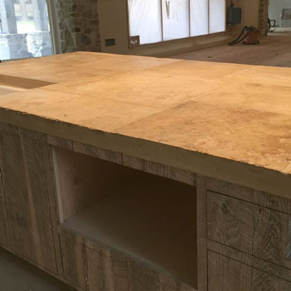 limestone countertop